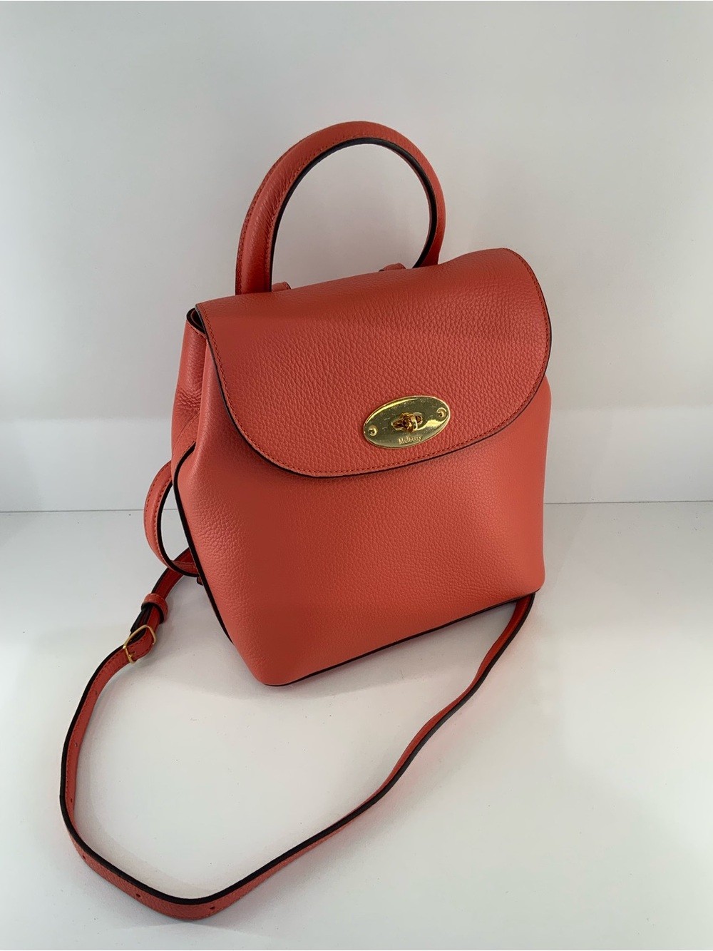Pre Owned Mulberry Mini Bayswater Backpack w/ Dust Bag.